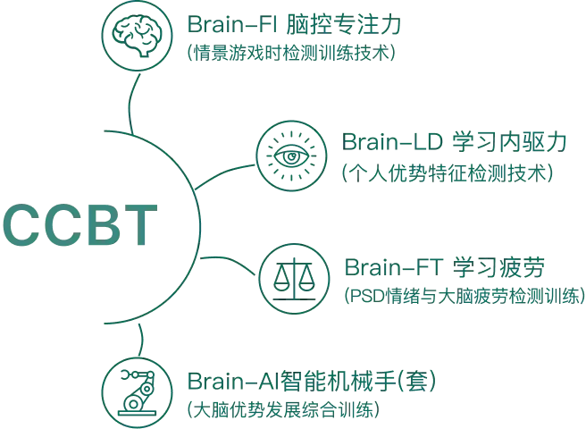 CCBT 脑能力发展项目图示